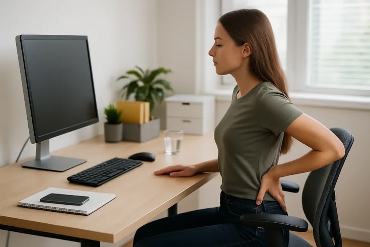 Educational posture illustration